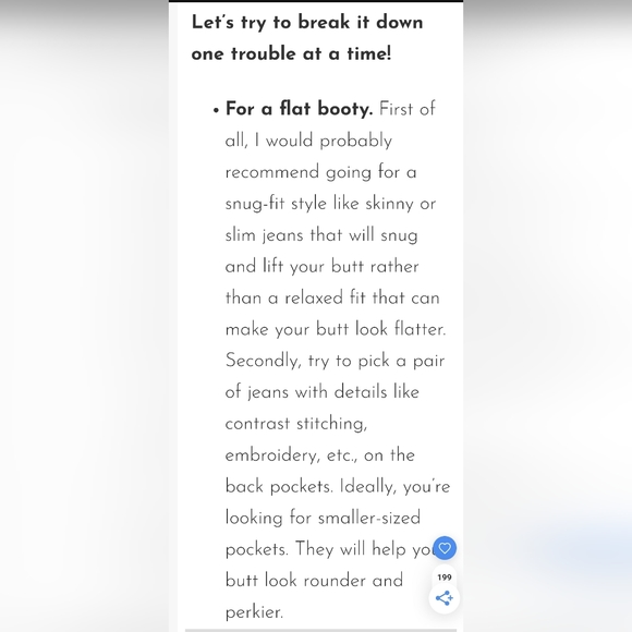 You gotta check out this article about finding the right jeans. - Picture 4 of 11